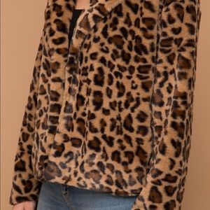 Cheetah fur jacket